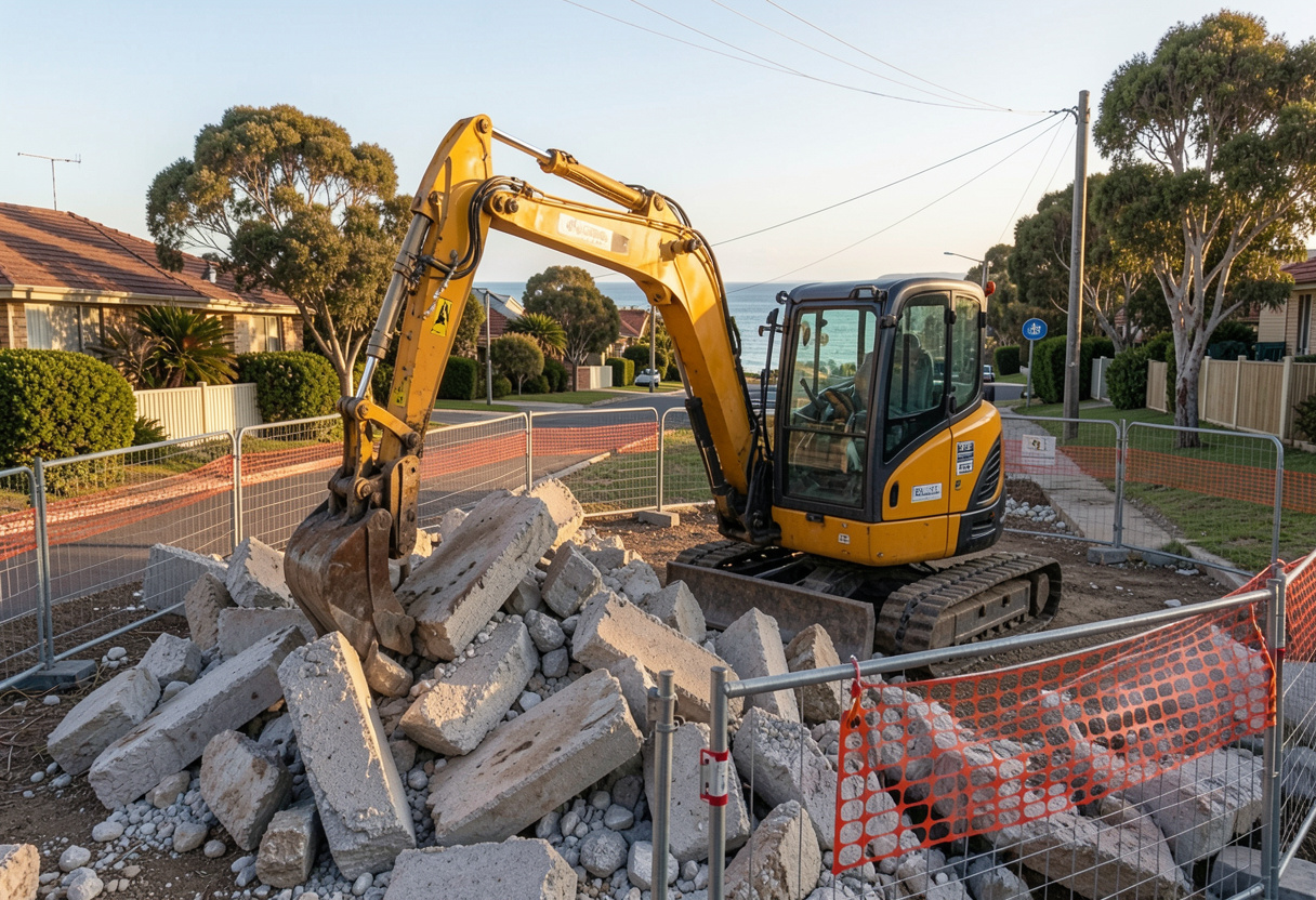 compact excavator with hydraulic breaker compact excavator with hydraulic breaker