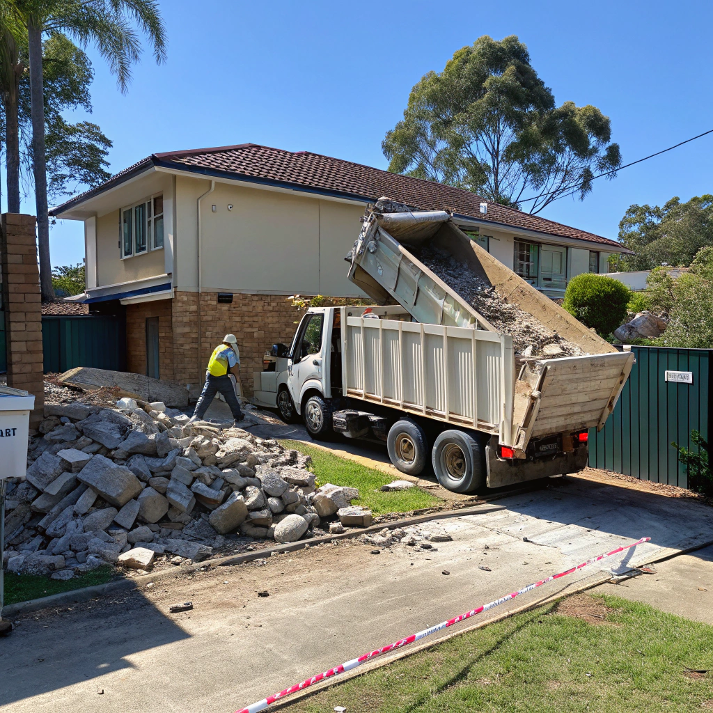 concrete debris removal Tweed Heads site clean up